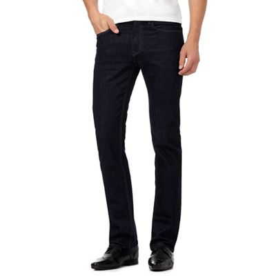 The Collection Dark blue rinse straight leg jeans